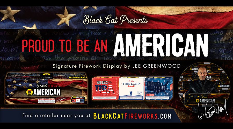 Lee Greenwood and Black Cat® Fireworks Partner For the Release of New  Firework In Time For July 4th - The Country Note